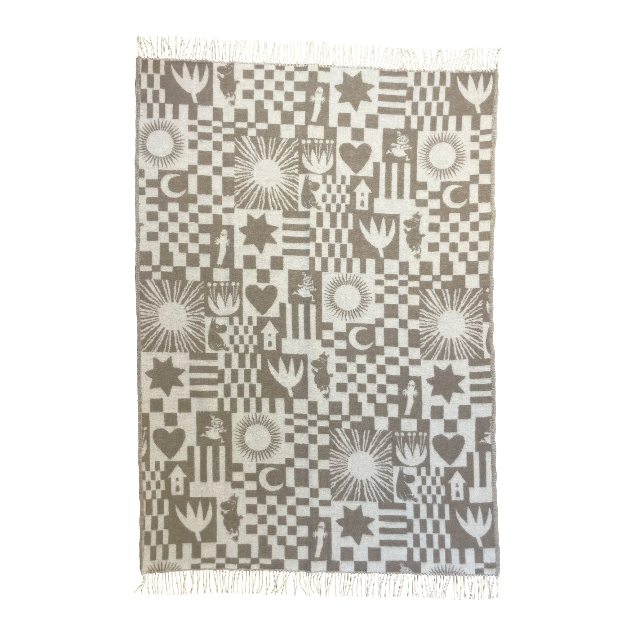 KLIPPAN 羊模様 毛布 90x130cm KLIPPAN 羊模様 毛布 90x130cm