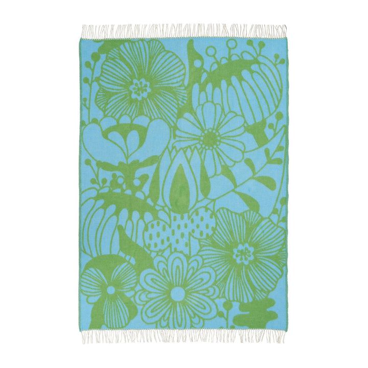 220301Blomrankagreenbluewoolbl