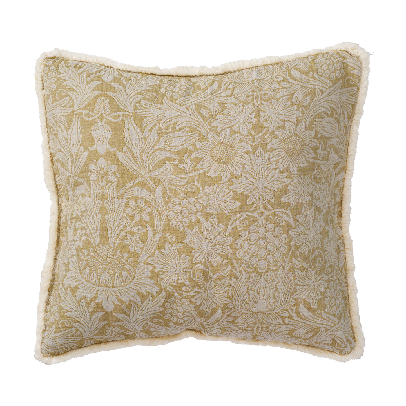 Sunflower frill cushion cover 