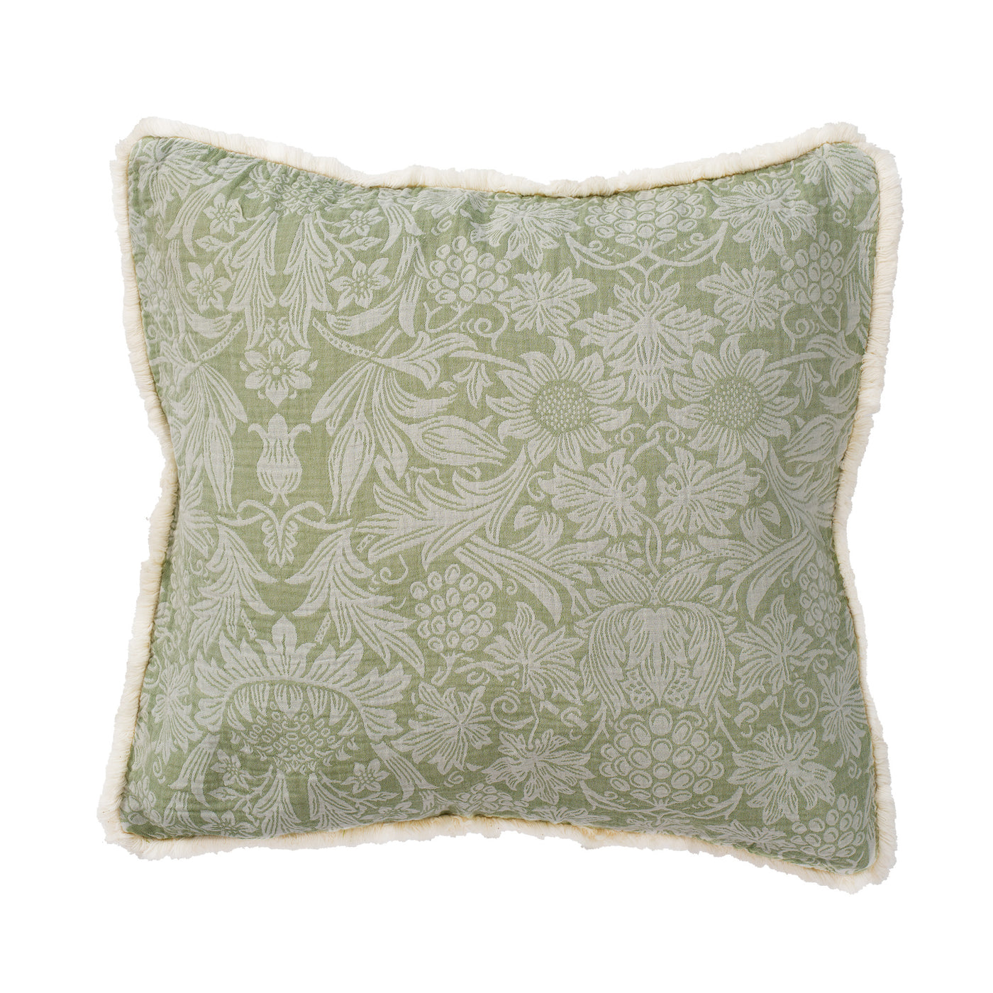 Sunflower frill cushion cover 