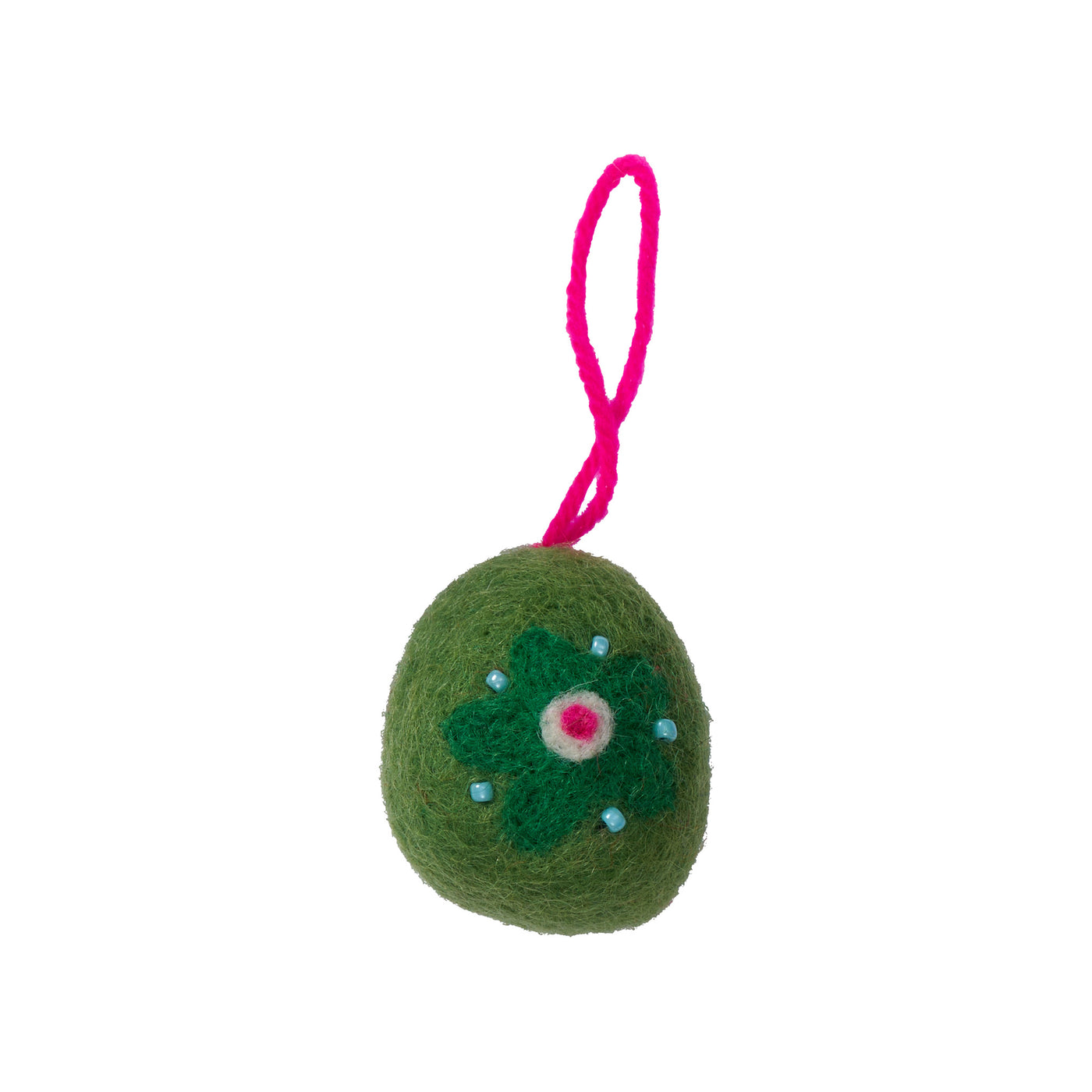 Easter egg green pendant