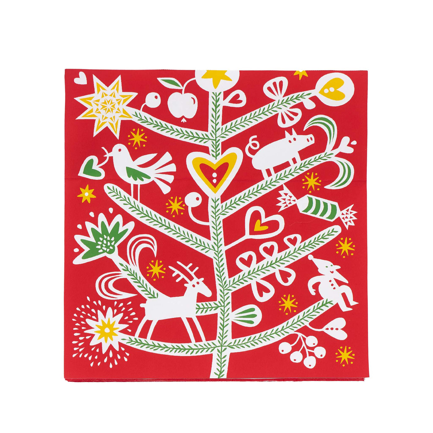 Christmas tree napkins 