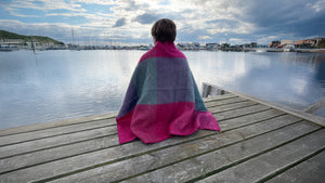 KLIPPAN ホッキョクグマ ブランケット 130x180cm Klippan Yllefabrik - Blankets & Throws in 100% natural material