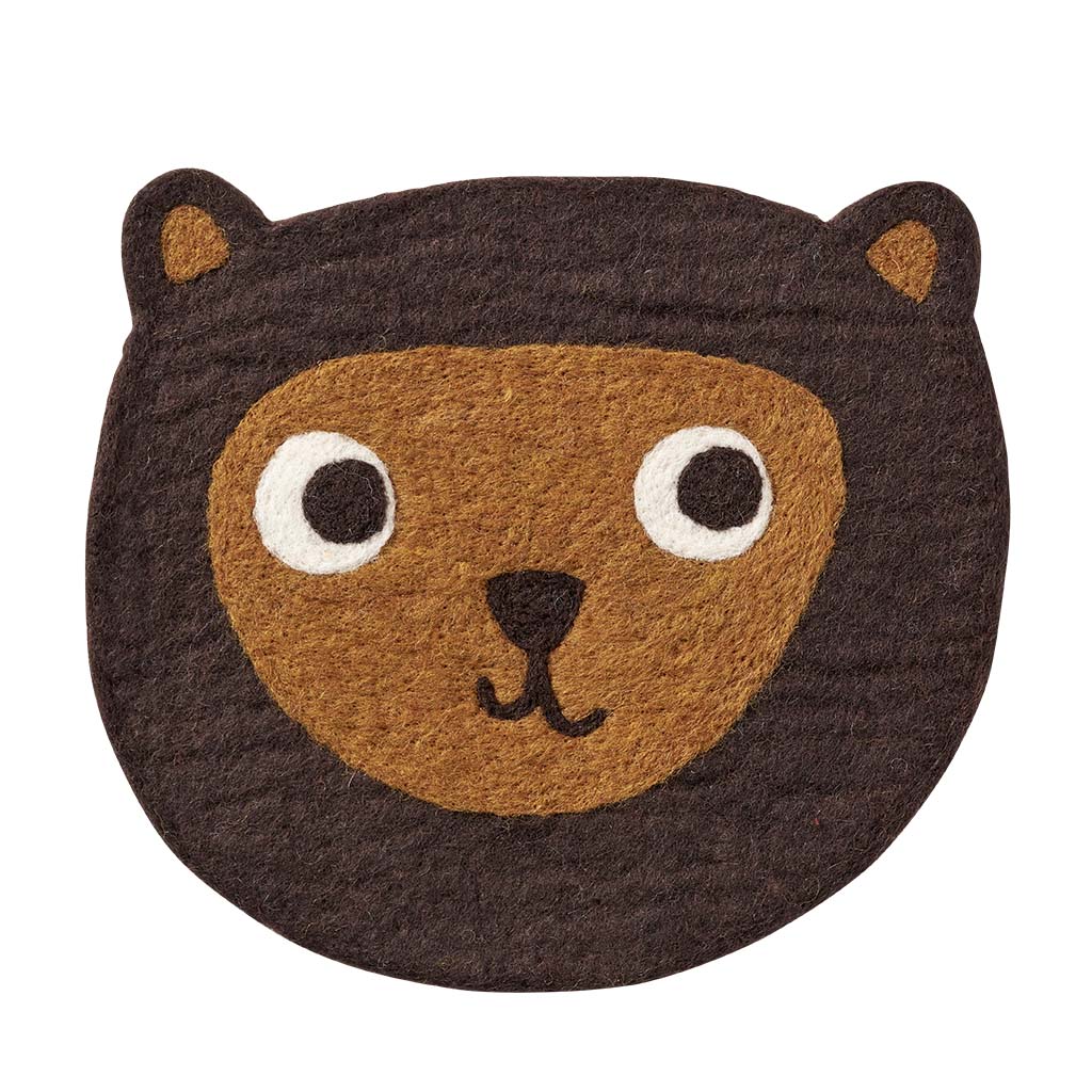 Little Bear filtat sittunderlag - Brun - 100% ull
